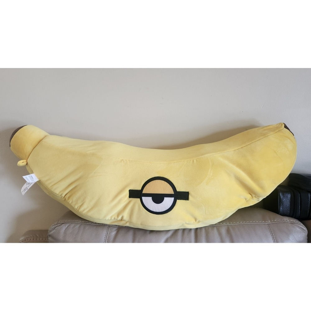 35 Inch Long Minions Ginormous Banana Bunch Plush